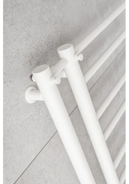 P.M.H. T2W - Kúpeľňový rebríkový radiátor THEIA 352 W 154 cm pravý/biely