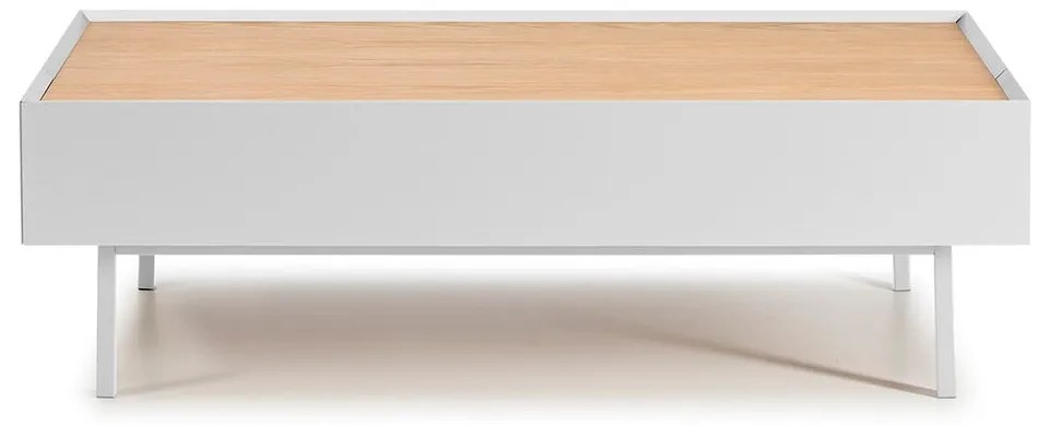 Biely konferenčný stolík Teulat Arista