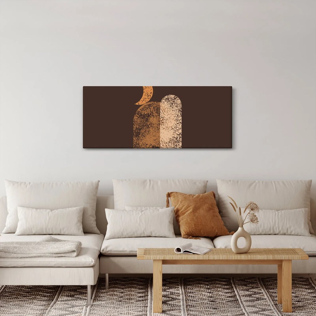 Obraz - Oranžové oblúky N⁰2 (120x50 cm)