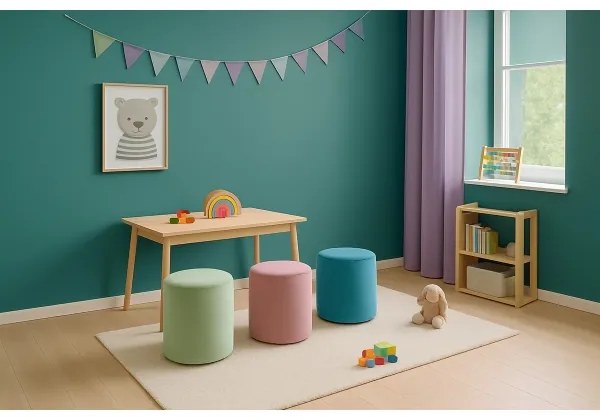 Taburet VEX pr. 36 cm modrý