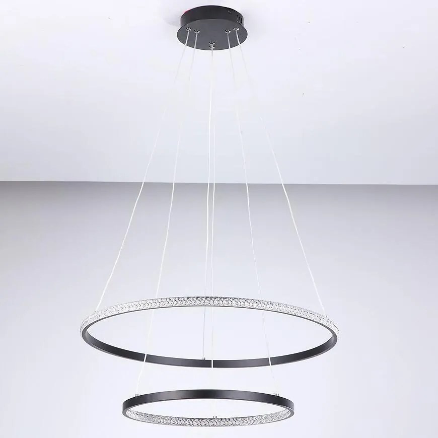 Závesné svietidlo SUPRA BLACK AH-SULED48BL LED LW1