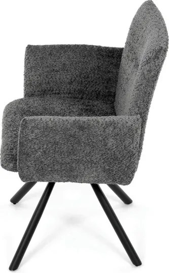 Jedálenská stolička sivá DCH-W1117 GREY2