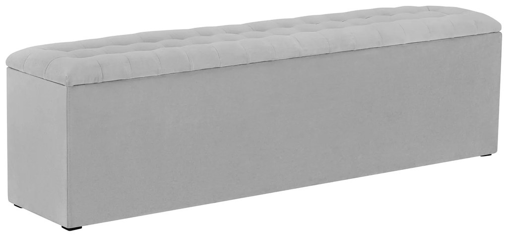 Svetlošedá Lavica s úložným priestorom Nova 140 × 34 × 47 cm 140 × 34 × 47 cm WINDSOR & CO