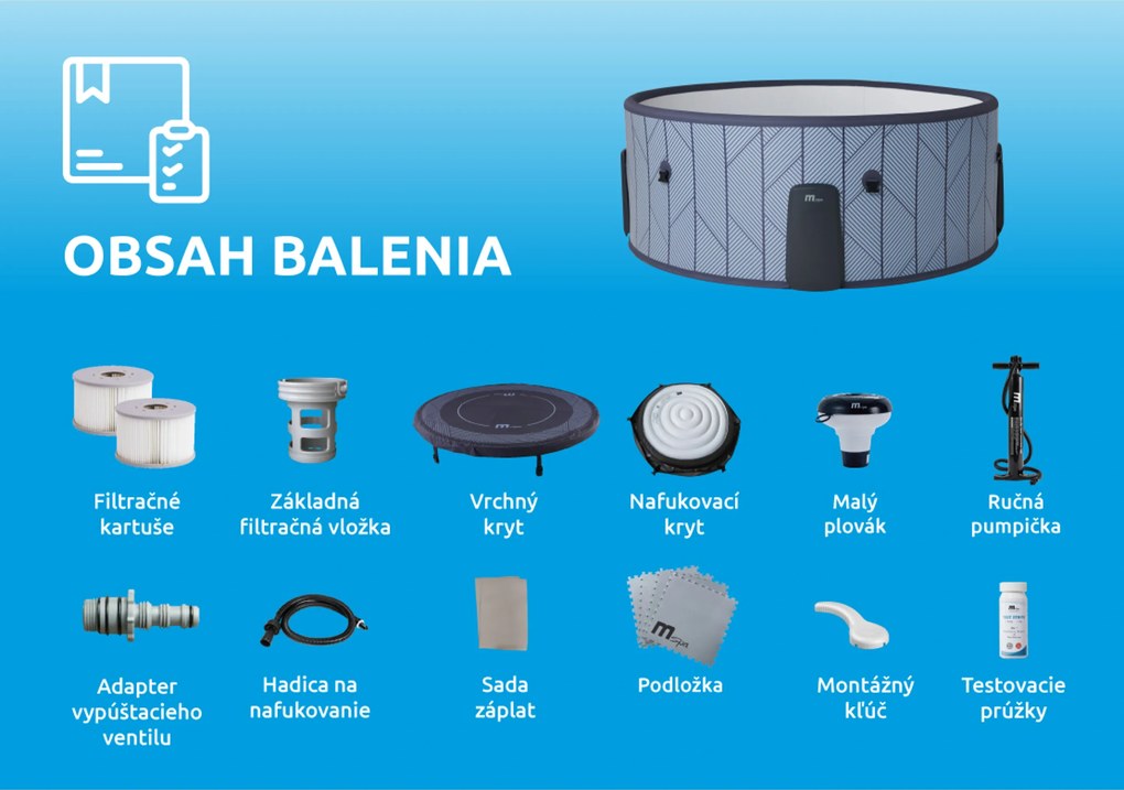 Mspa | Bazén vírivý MSPA TIDAL-ECO F-TD066WE | 11400306