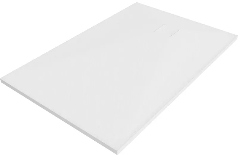 Mexen Bert, SMC obdĺžniková sprchová vanička 100 x 80 cm, biela, 4K108010