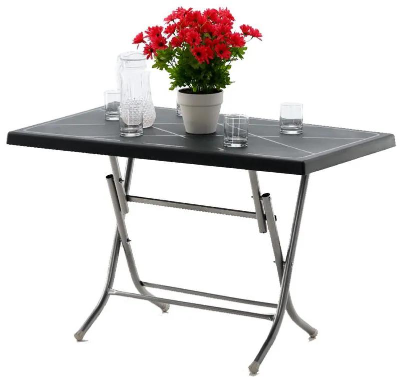Záhradný stôl Ivan (pre 4 osoby) (hnedá). Vlastná spoľahlivá doprava až k Vám domov. 1052676