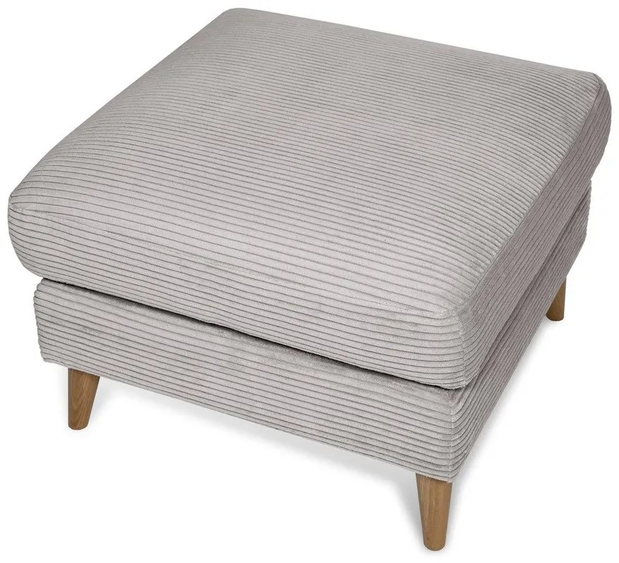 Svetlosivá menčestrová podnožka Paris – Scandic