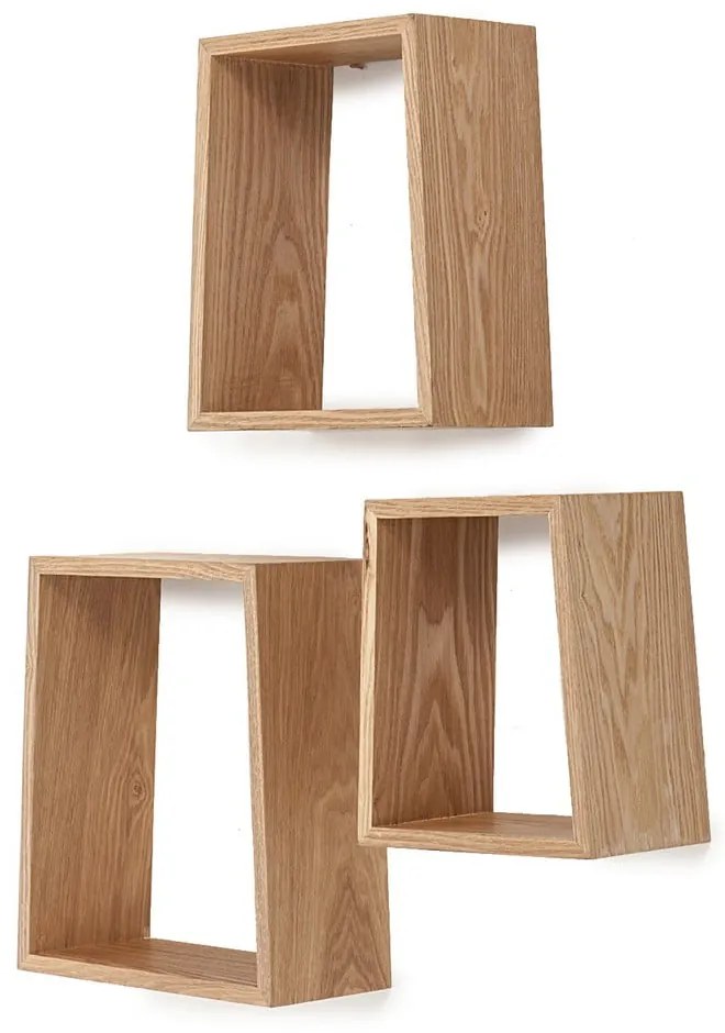 Súprava 3 políc Tomasucci Trapezio