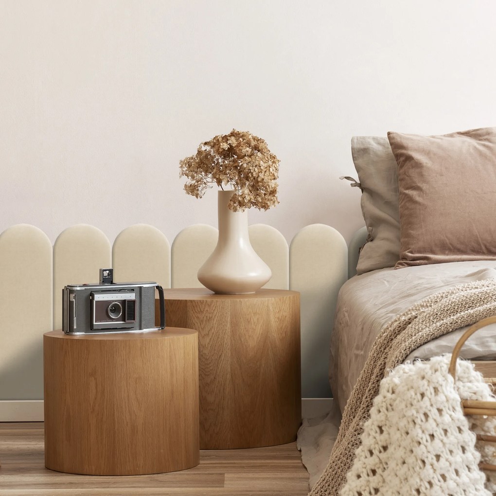 Zástena za gauč - Oblúk - 20x60cm Farba: Krémová biela