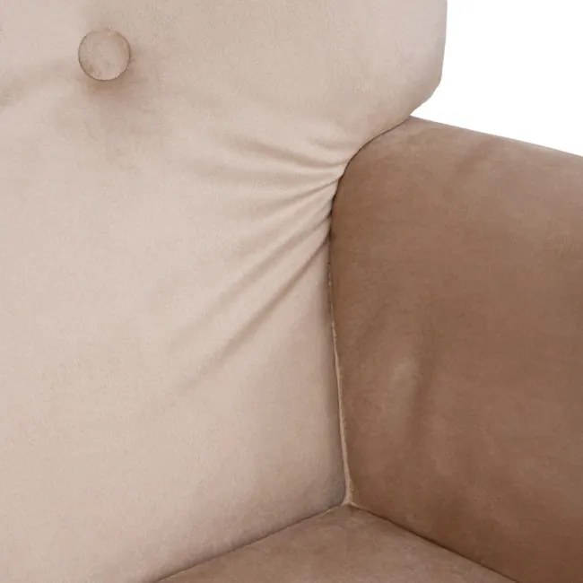 Hojdacie kreslo B2 MOSS PLUS 2v1 zamatovo béžové 890043