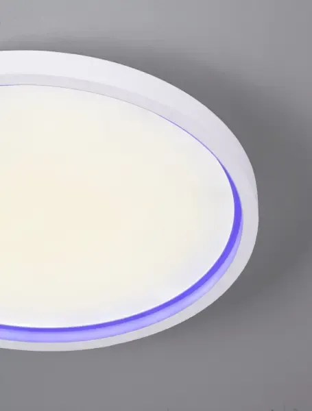 Moderné stropné svietidlo Chet RGB 39 s diaľkovým ovládaním