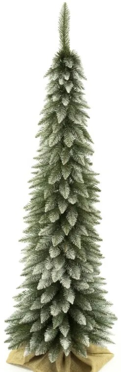 Vianočný stromček Smrek tatranský so zasneženými končekmi "SLIM" 160 cm