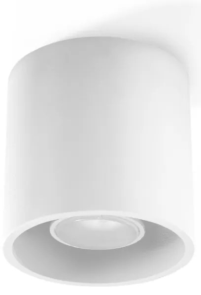 Stropné svietidlo Orbis, 1x biele kovové tienidlo