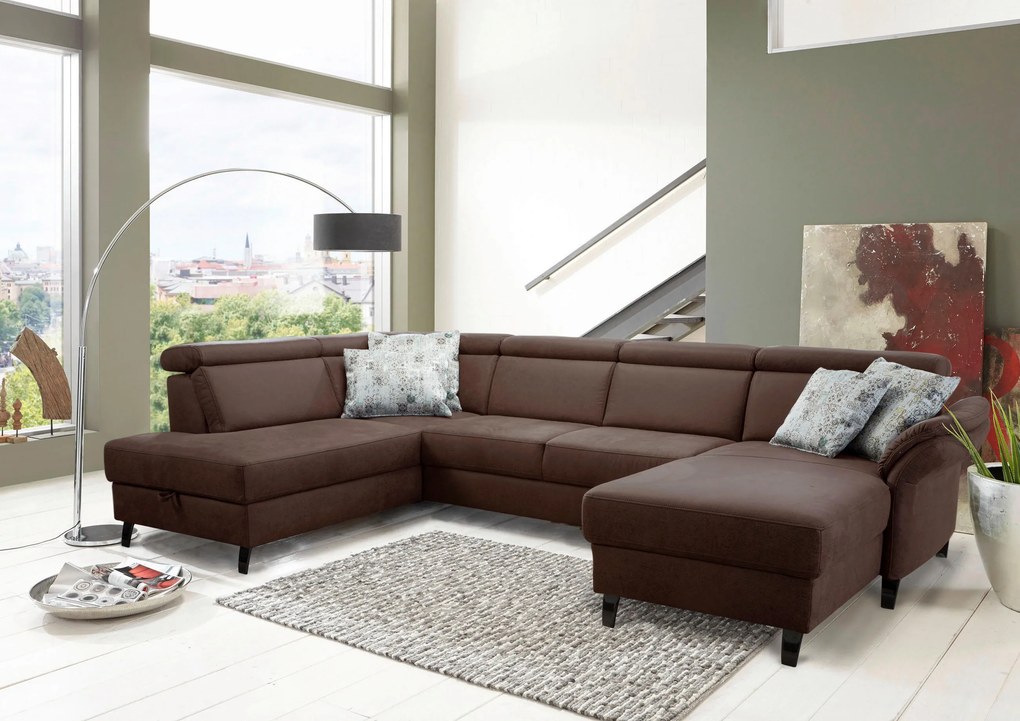 XXXLutz SEDACIA SÚPRAVA, textil, koňaková Sit & More - Sedačky - 000144005228