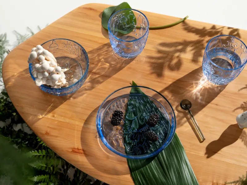 Pohár Moomin 0,28l, 2ks / modrý aqua