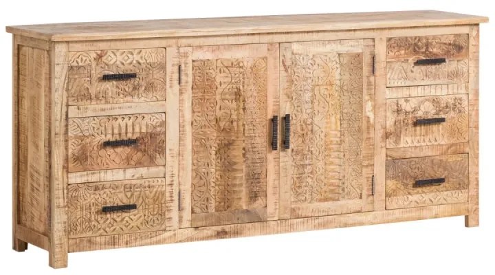 furniture-nabytek.cz - Příborník Mumbai 180x80 Mango