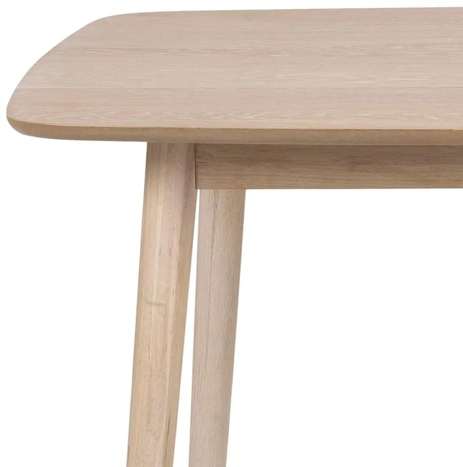 Drevený jedálenský stôl EGÍDIO 150 cm scandinavian, dub prírodný