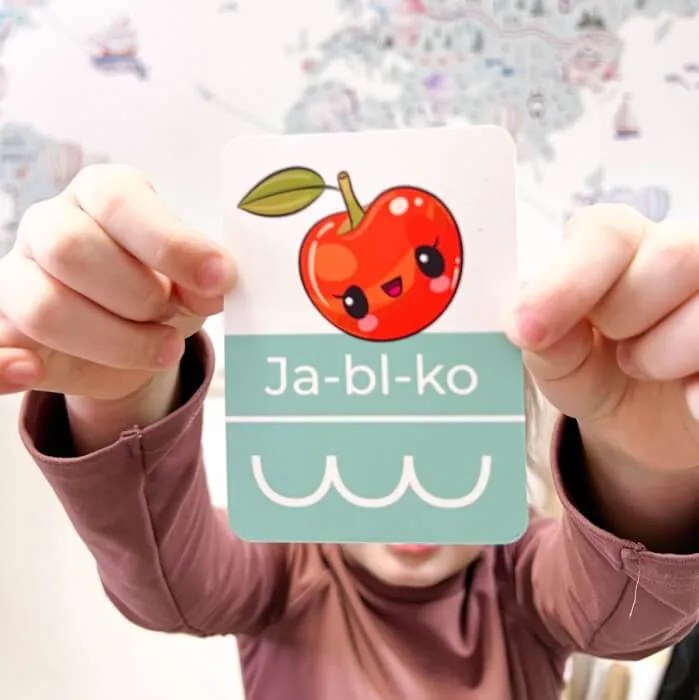Montessori hračky Šikovný jazýček - od slabík po prvé slová
