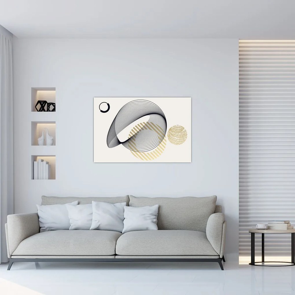 Obraz - Geometrické tvary N⁰3 (90x60 cm)