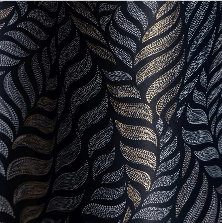 Záves Alloro 140x260 cm čierny