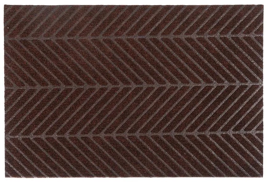 Rohožka textilná Tire 40x60 cm hnedá