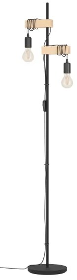Eglo 32919 - Stojacia lampa TOWNSHEND 2xE27/10W/230V