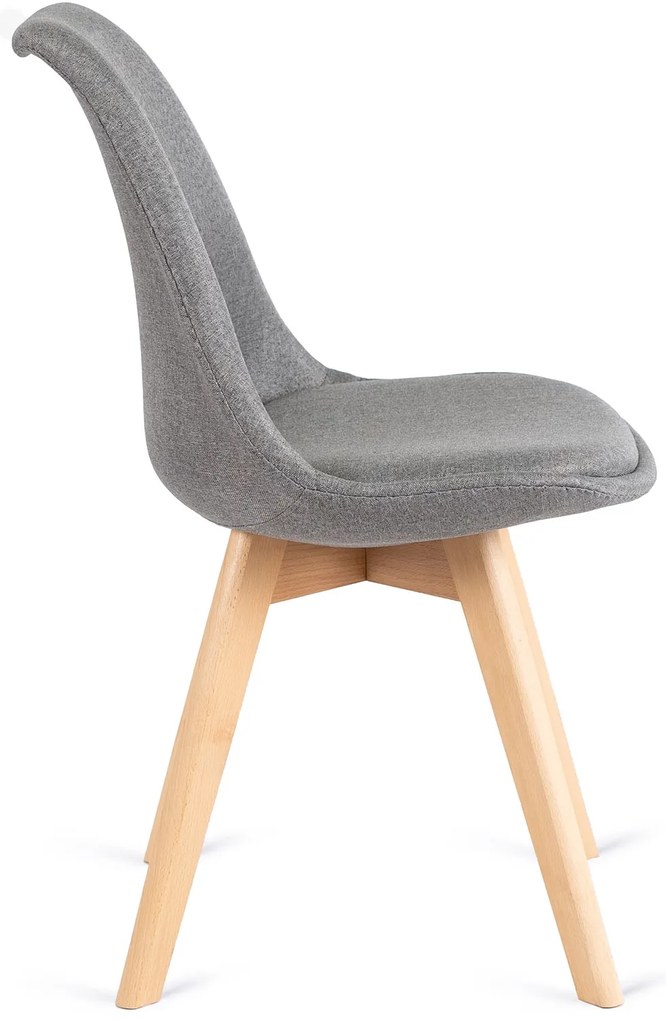 PROXIMA.store - Čalúnená jedálenska stolička NEVEL FARBA: čierna