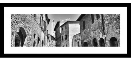 B&amp;W rámovaný obraz 25x60