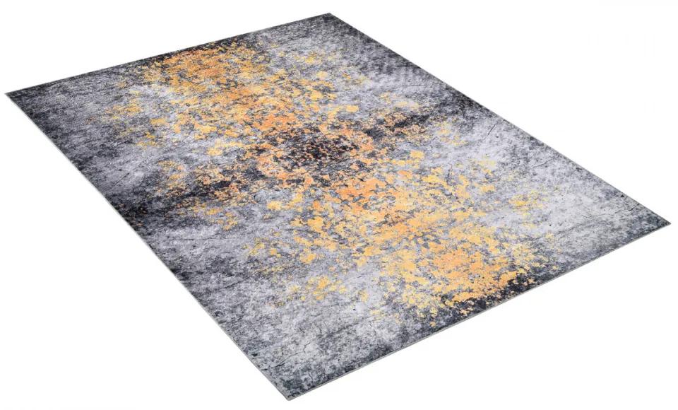 Kusový koberec Eda čierny 140x200cm