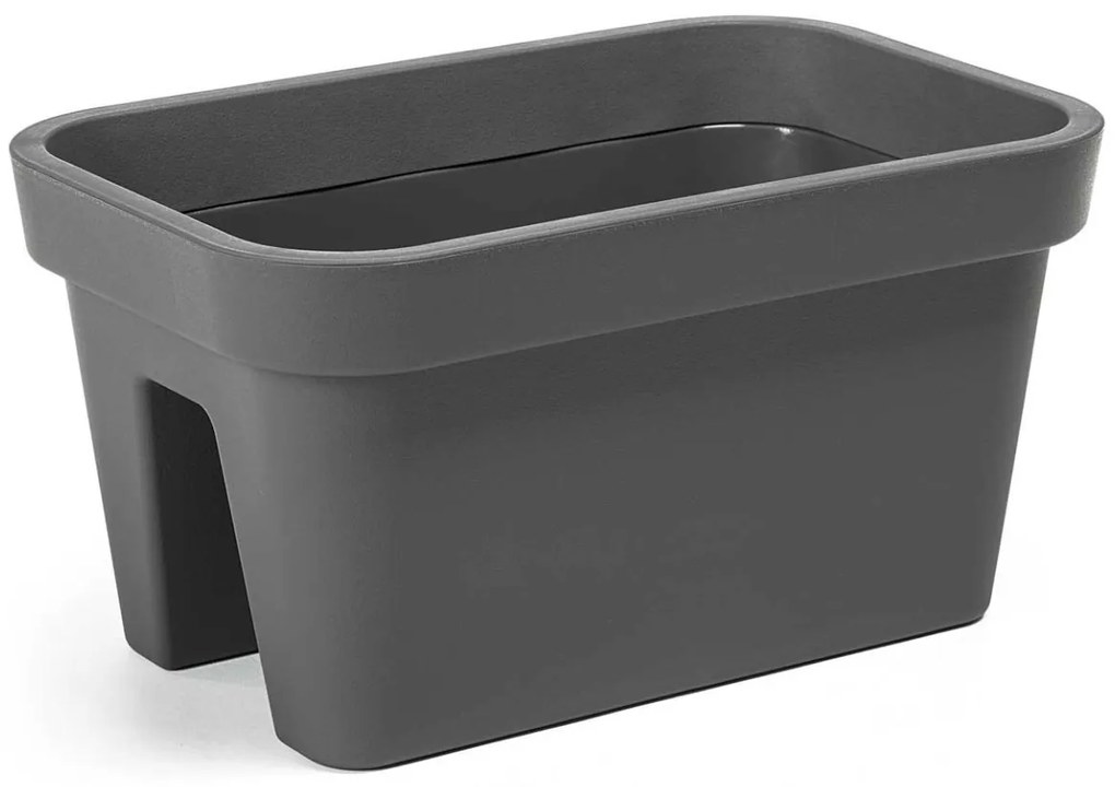 Balkónový truhlík Lys 45 cm antracit