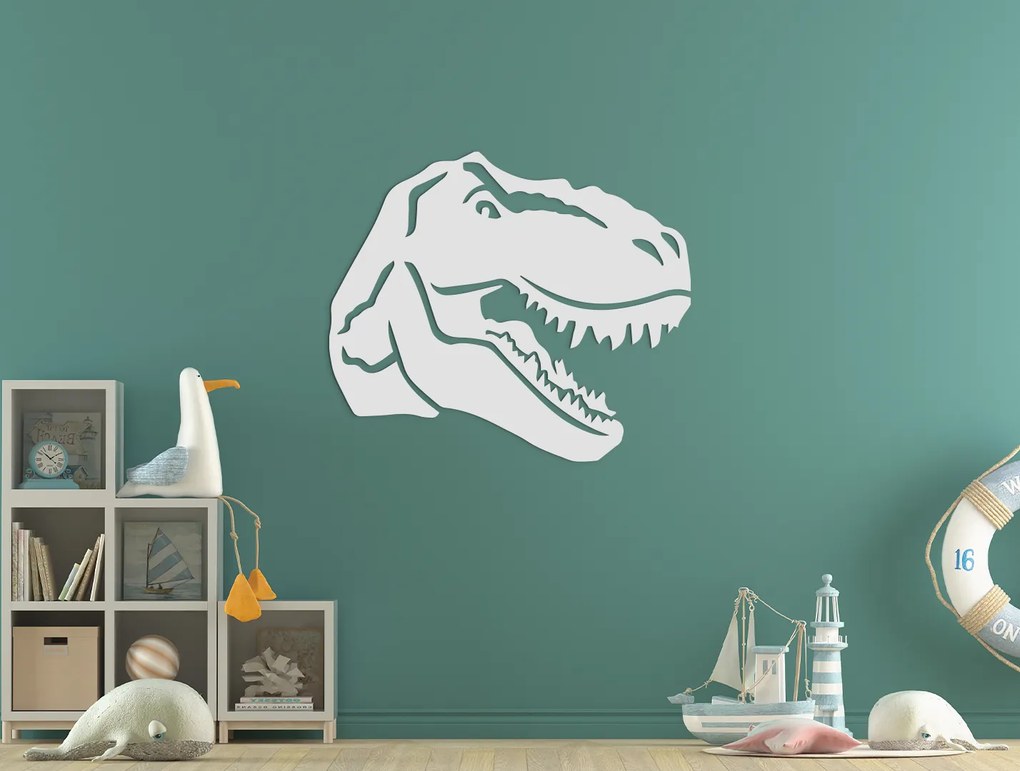 drevko Detská nálepka Tyrannosaurus rex Rozmer obrazu: 28 x 32,5 cm, Farba dekorácie: Čierna