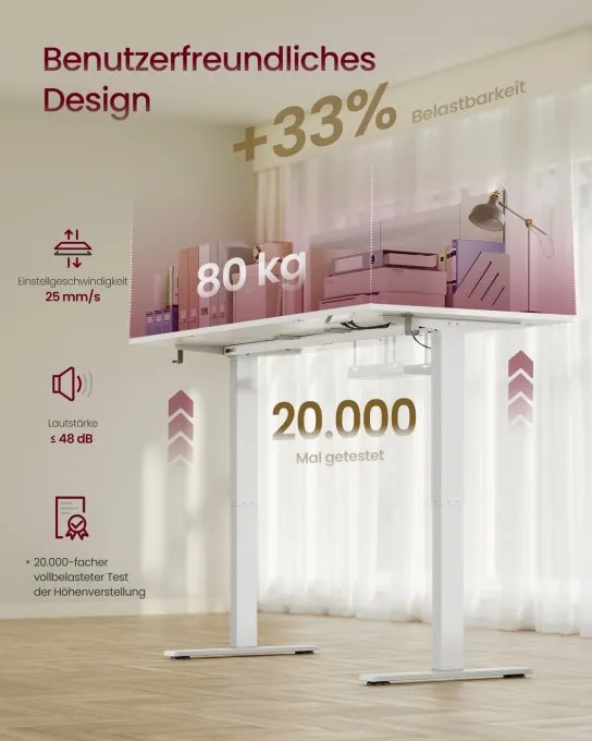 Elektrický pracovný stôl LSD146WZ02