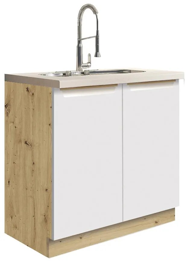 Skrinka do kuchyne Glamour12d White