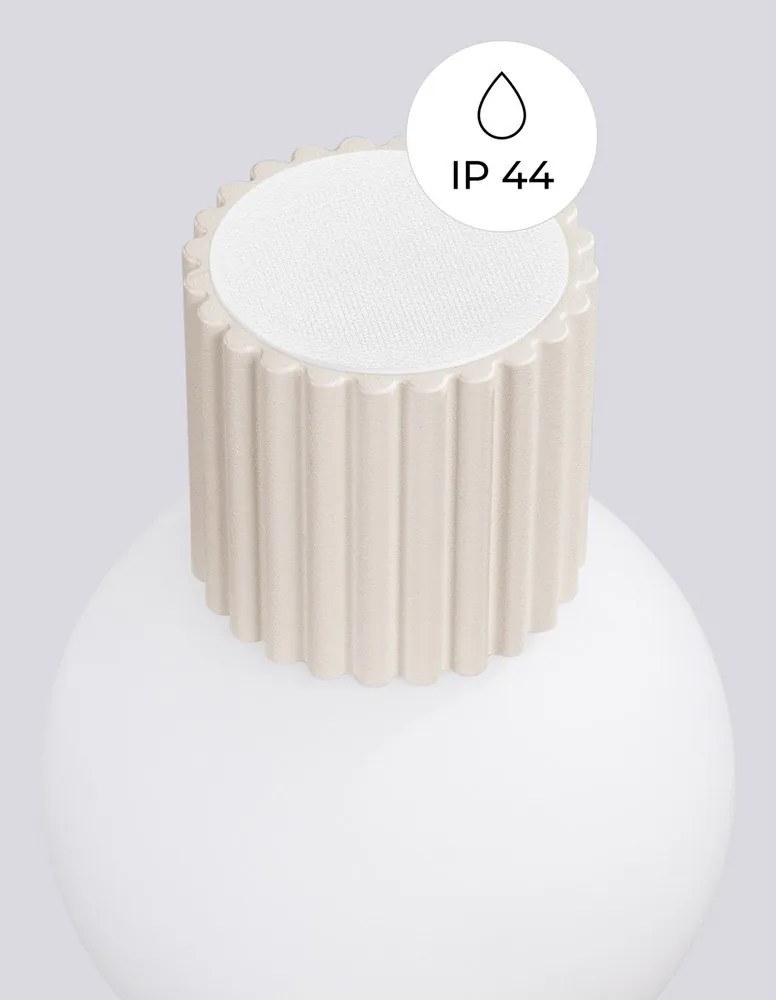 Krémové nástenné svietidlo ø 12 cm Orbital – Sollux