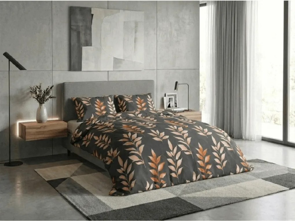 Flanelové obliečky DERAMI sivé Rozmer obliečky: 70 x 90 cm | 140 x 200 cm