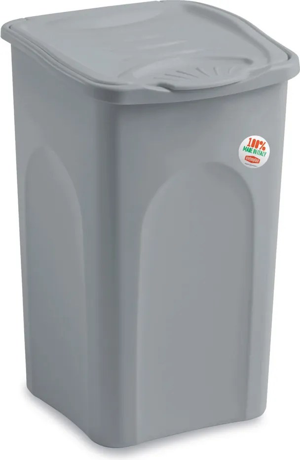 STEFANPLAST Košík na bielizeň Primavera 50 l, sivý
