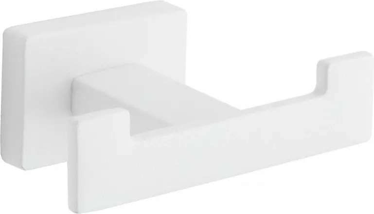 Mexen Arno dvojitý háčik na uteráky, biela- 7020735-20