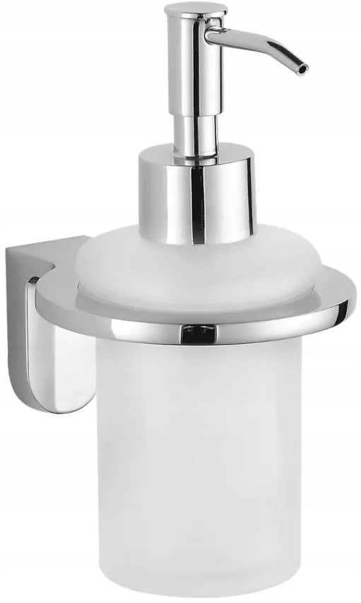 Závesný dávkovač mydla MAXMAX MEXEN LEA s pumpičkou - kov/sklo - chrómový, 70260388-00