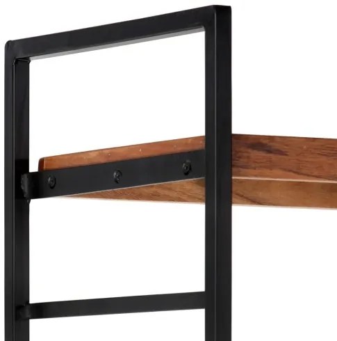 vidaXL 4-poschodová knižnica 80x30x180 cm akáciový masív-