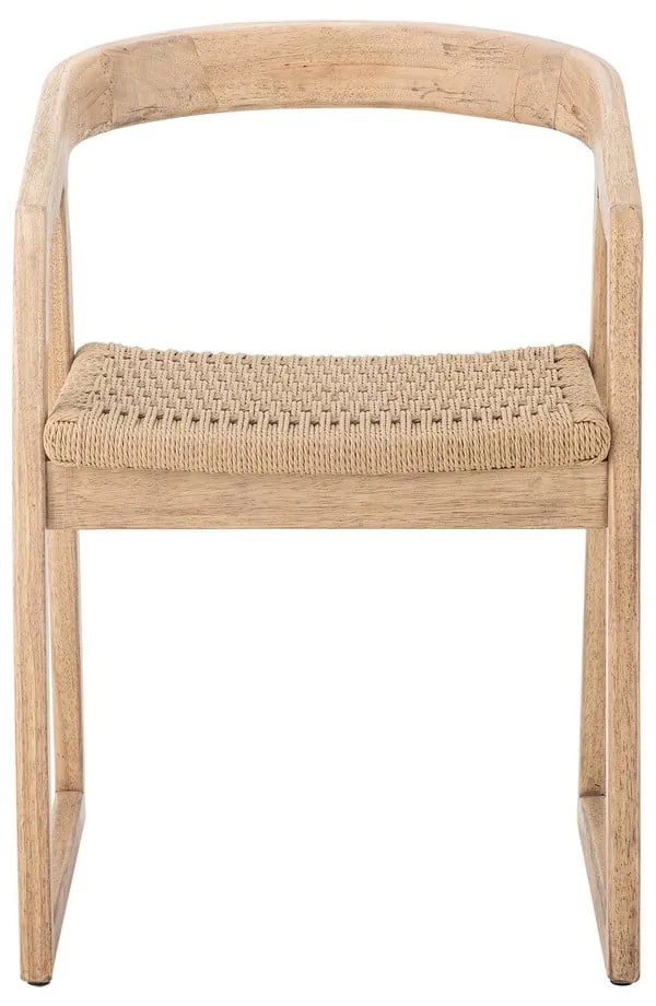 Jedálenská stolička z kaučukového dreva v prírodnej farbe Serrone – Bloomingville