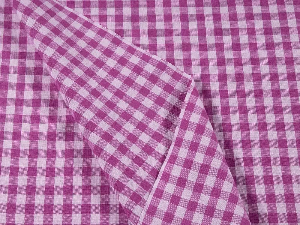 Biante Bavlnený behúň na stôl Olivia OL-020 Fialová kocka malá 45x180 cm