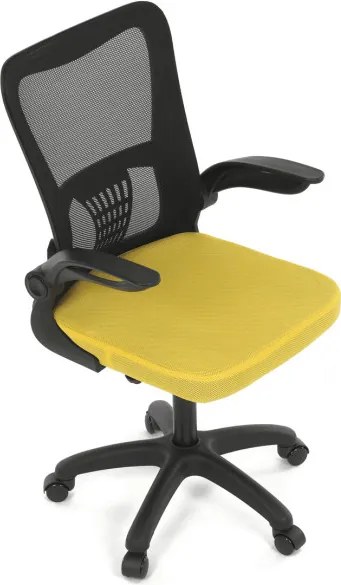 Detská otočná stolička žltá KA-K2006 YEL