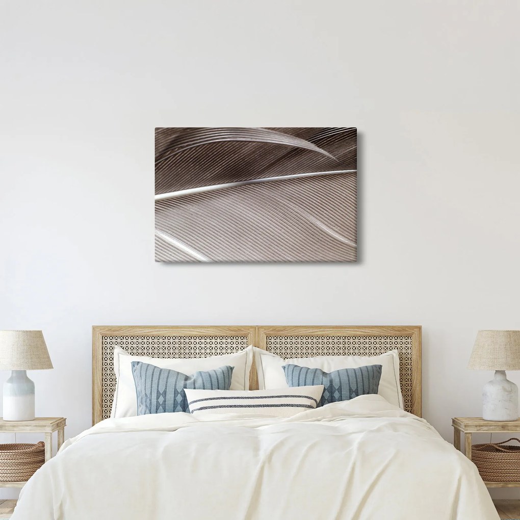 Abstraktný obraz vlákien (90x60 cm)