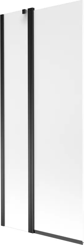 Mexen Flip vaňová zástena jednokrídlová 80 x 150 cm, Inovať, Čierna - 894-080-101-70-30