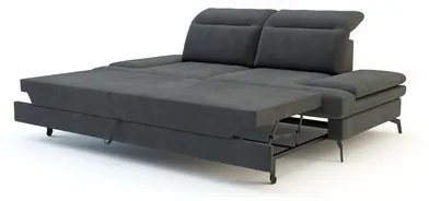 Rozkladacia pohovka pre 3 osoby FIJI grafitová