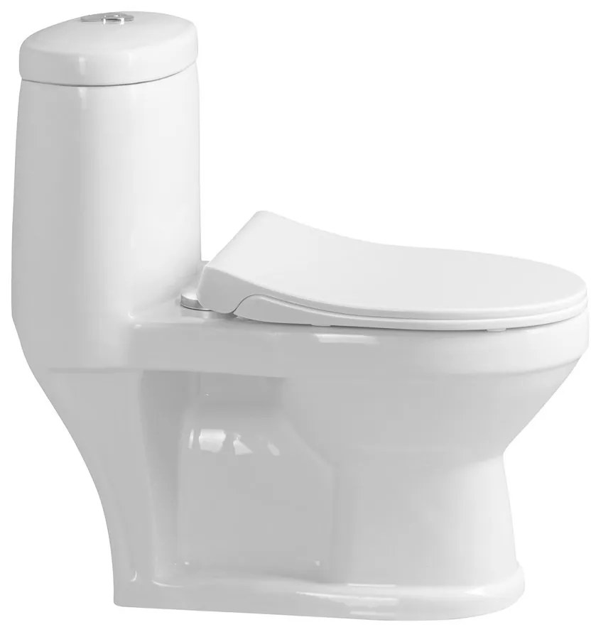 Aqualine Aqualine, PETIT detské WC kombi, zadný/spodný odpad, biela, PT520