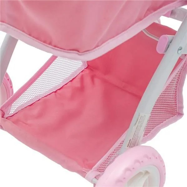 Kočík pre bábiku Baby Mix 2v1 Sophie ružový, 63,5x 37 x 63,5 cm