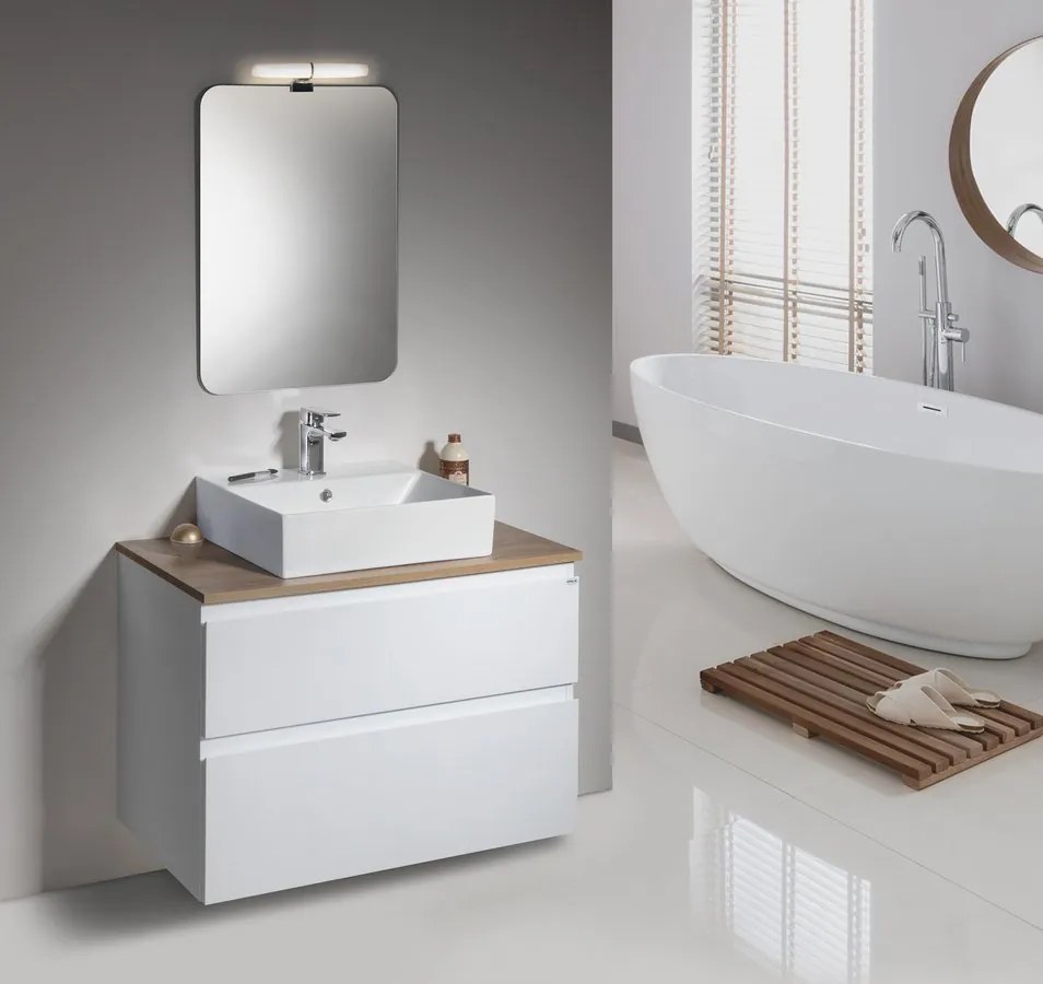 Aqualine Sapho, ALTAIR umývadlová skrinka 67x60x45cm, dub emporio