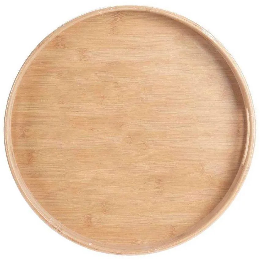 Drevený servírovací podnos Angus, (fi) 40 cm