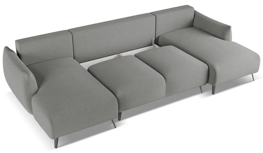 Svetlosivá rohová pohovka Malie – Makamii